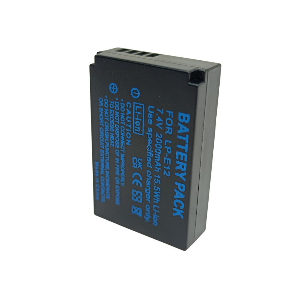 Bateria Battery Pack Lp-e12 2000mah Pra Eos Kiss X7 Rebel SL1 100D M e M2