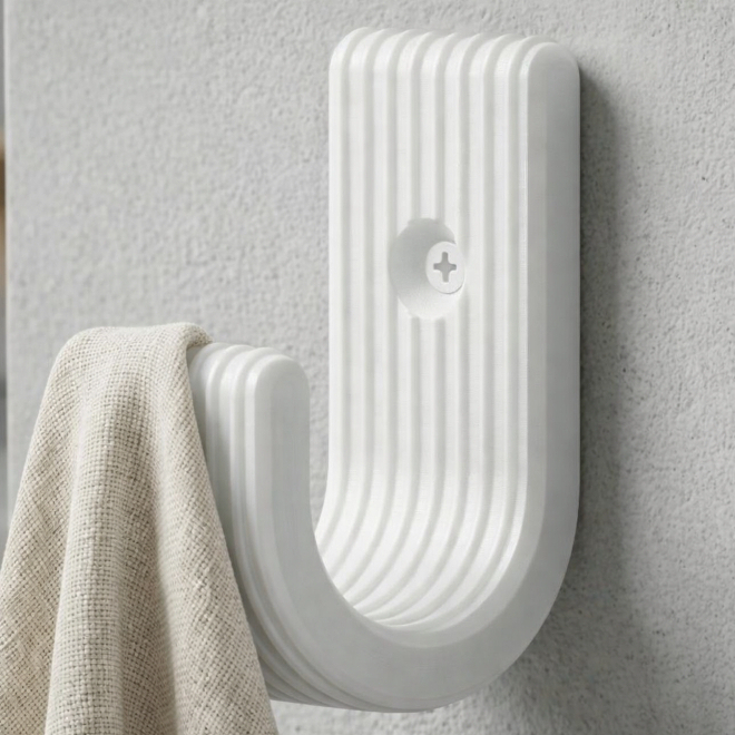 Suporte Gancho Multiuso Reforçado | Organizador Parede Cozinha Banheiro Quarto | Porta Toalha, Roupa