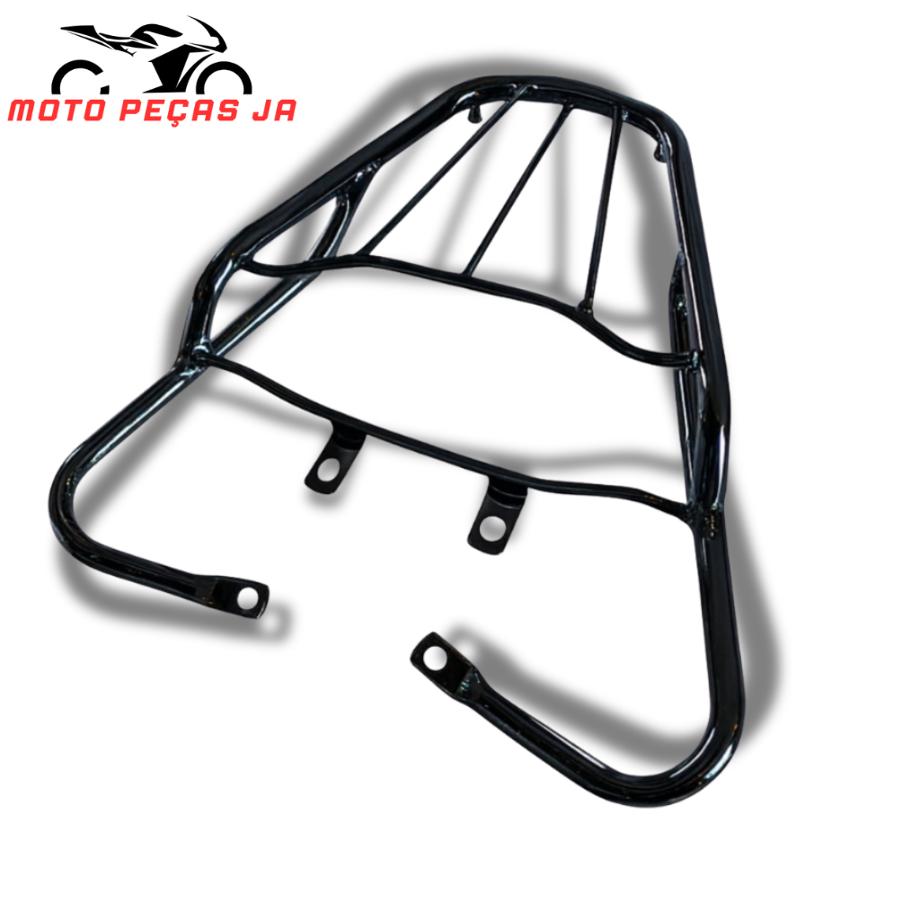 Bagageiro Titan Fan Start 150 160 2014 até 2021 Preto Com Alto Brilho em Oferta na Shopee