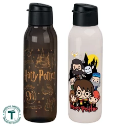 Kit Garrafas Tupperware Eco Tupper Redonda Plus Harry Potter 750ml Colorido e Preto