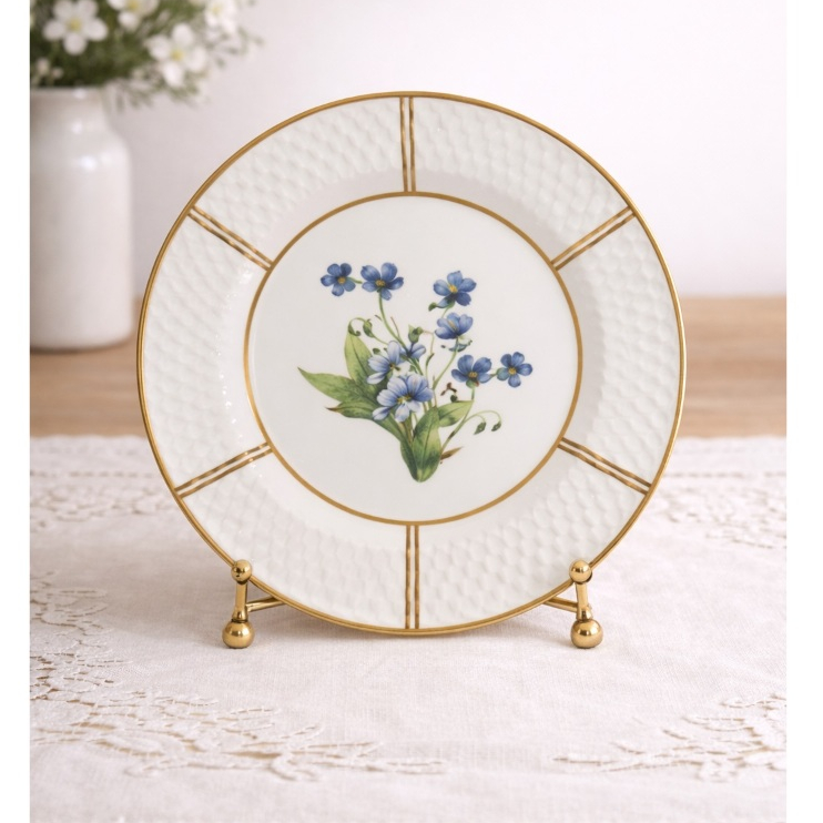 Prato de Sobremesa Cerâmica Alleanza Heritage 21cm - Mesa Posta Sofisticada