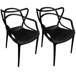 Kit 2 Cadeiras Allegra Jantar Restaurante Bar Igreja Area Gourmet Super Reforçada Premium