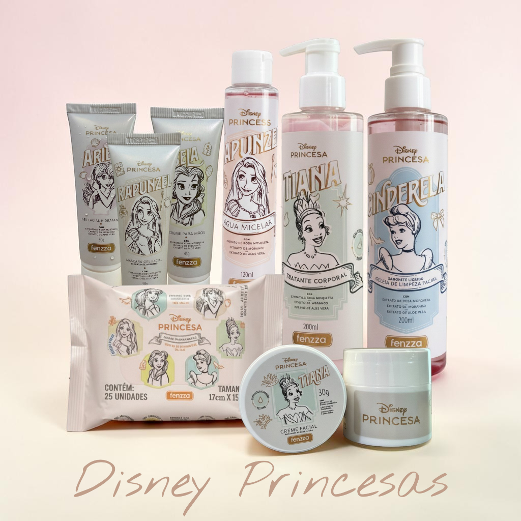 Linha Disney Princesas - Fenzza em Oferta na Shopee