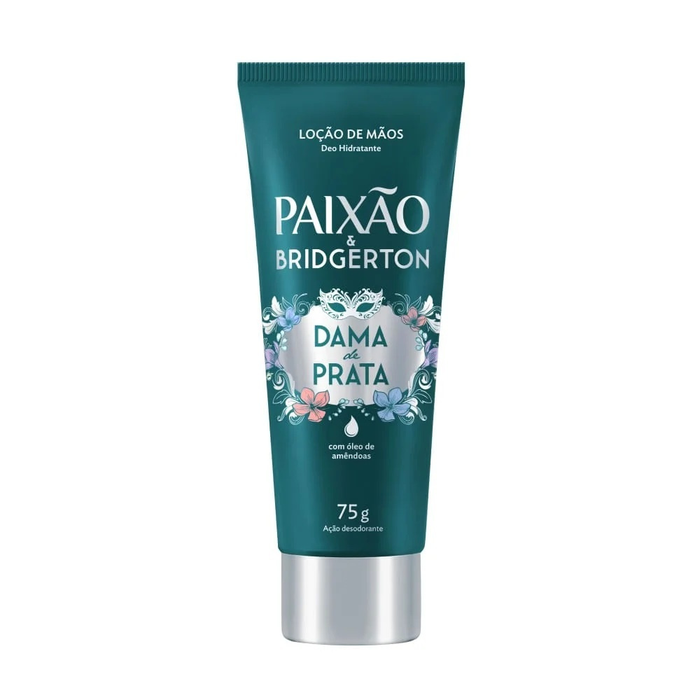 Loção Hidratante de Mãos Paixão & Bridgerton Dama de Prata 75g