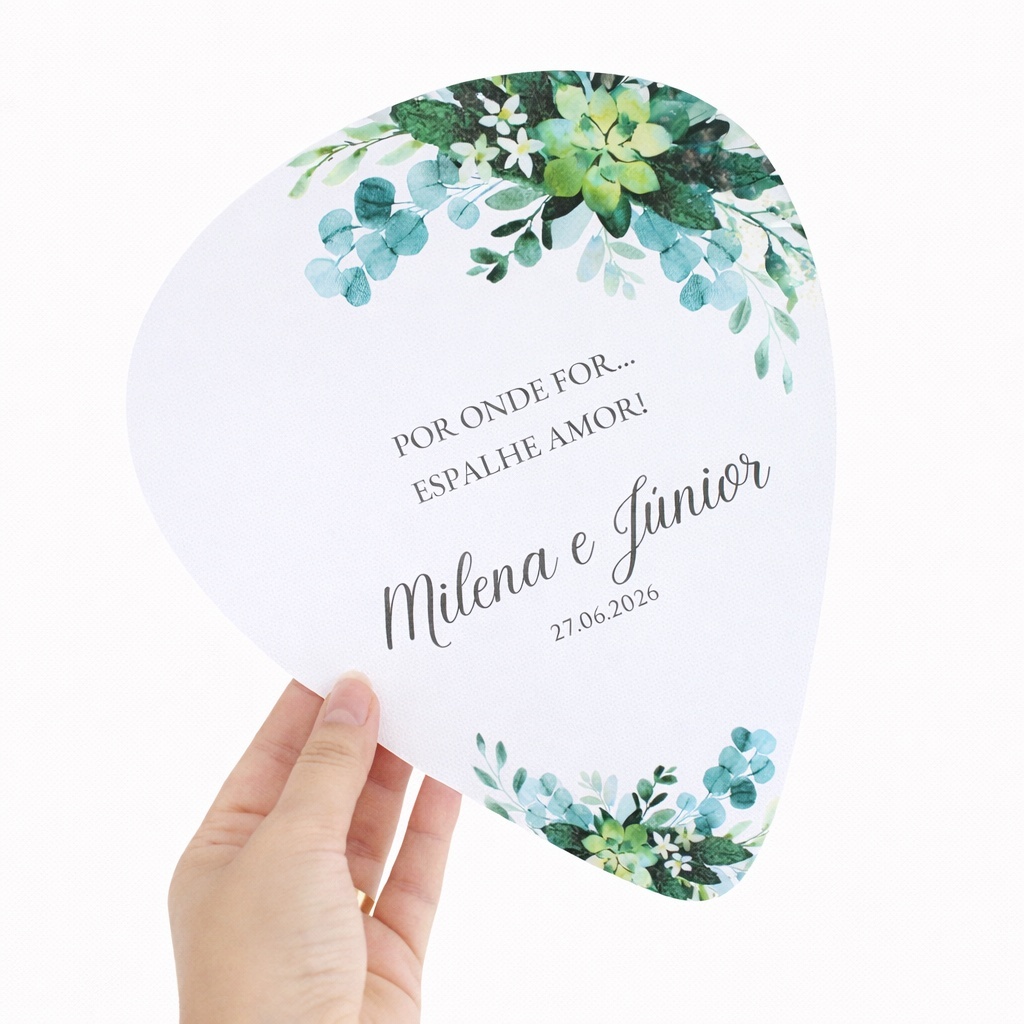 Leque casamento ventarola casamento personalizada casamento VERDE verde oliva verde escuro verde esmeralda
