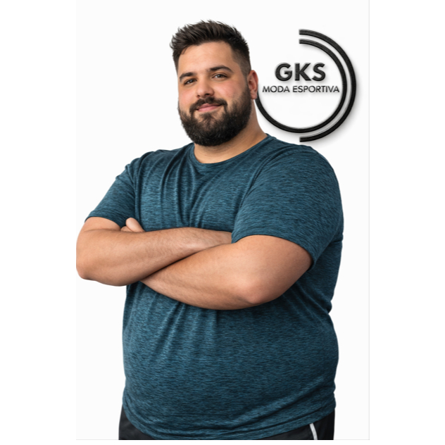 KIT 3 Plus Camisetas Mesclada Masculina Dry Fit
