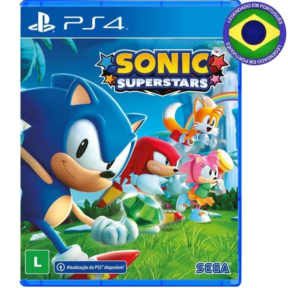 Sonic Superstars Playstation 4 Mídia Física Original Ps4