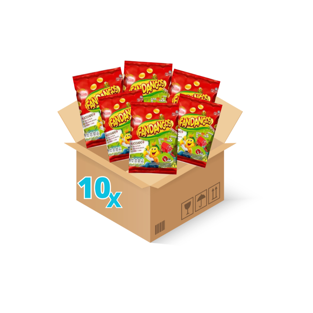 Fandangos Mini 20g Kits 10/20/30/40 Unid. Salgadinho Presunto Elma Chips Lanchinho