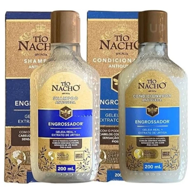 Kit Shampoo + Condicionador Tio Nacho Engrossador 200 ml