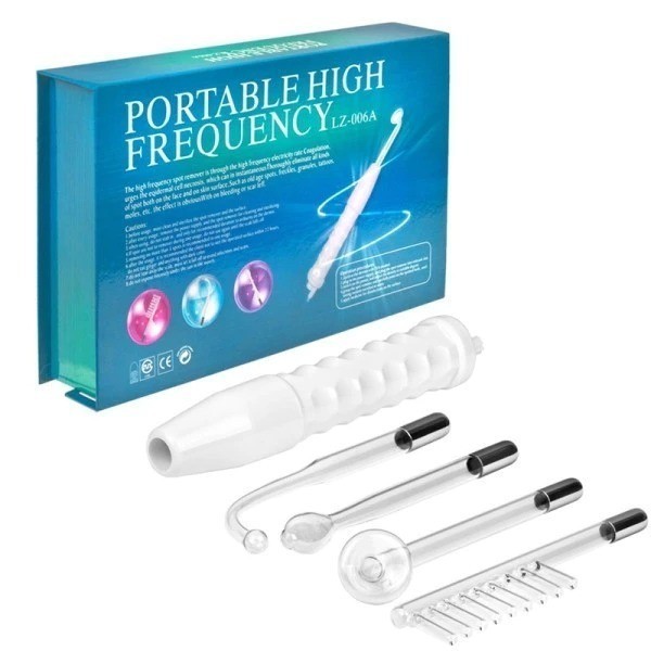 Alta Frequencia, Alta Frequencia Capilar, Pente de Alta Frequencia, Aparelho Estética Alta Frequência Portátil Facial
