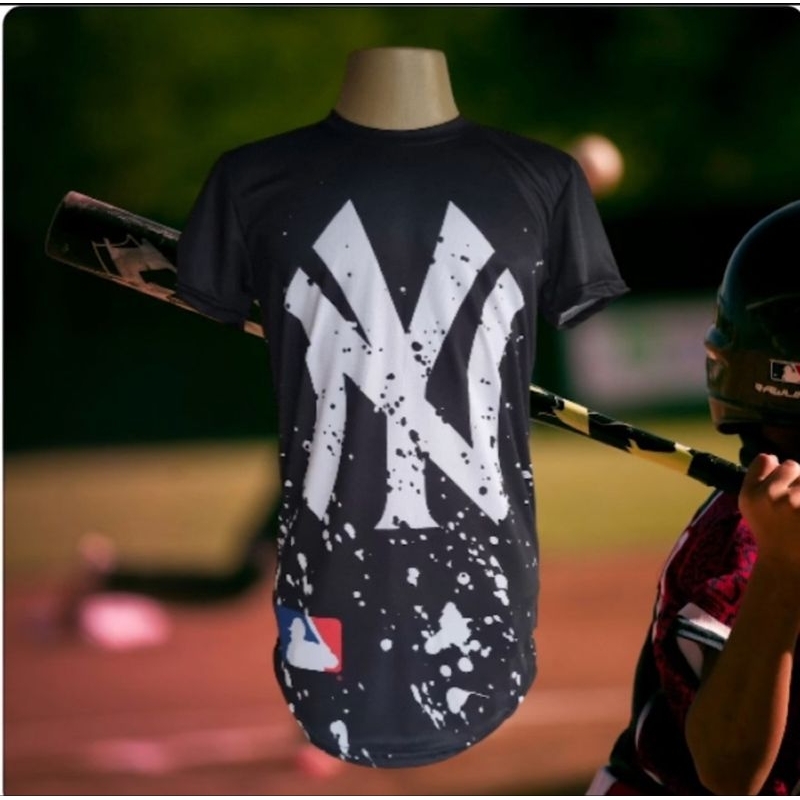 camiseta personalizada long line New Yor Yankees beisebol