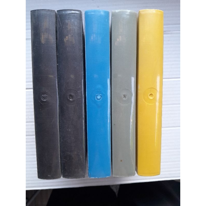 Lote com 5 estojos para fitas vhs Coloridos