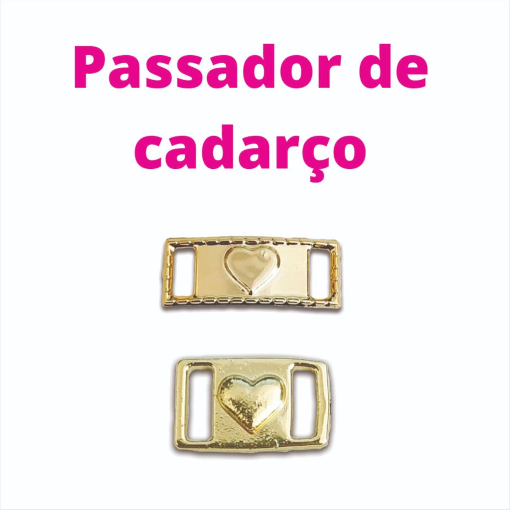 Enfeites ABS – Passadores de Cadarço - 10 Unidades