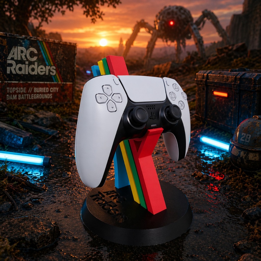 Suporte para Controle PS5 Arc Raiders 3D – Base Gamer Personalizada em PLA