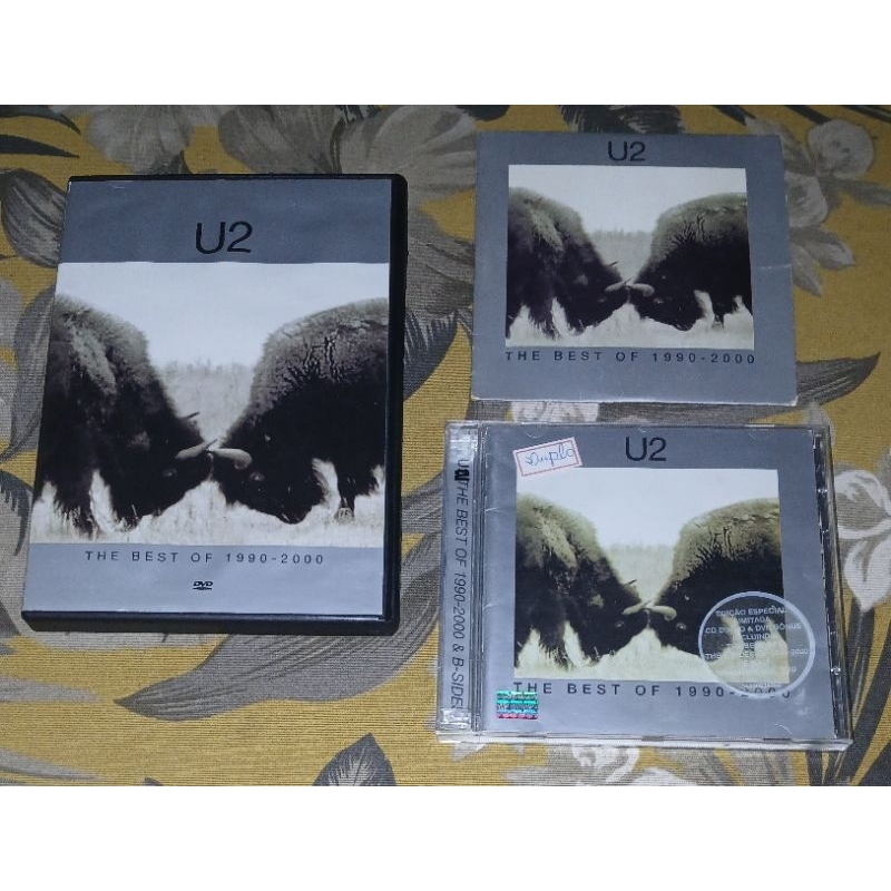 PROMOÇÃO ABRIL: Combo Cd Duplo e Dvds U2 - The Best Of 1990 - 2000 <= Até 30/04