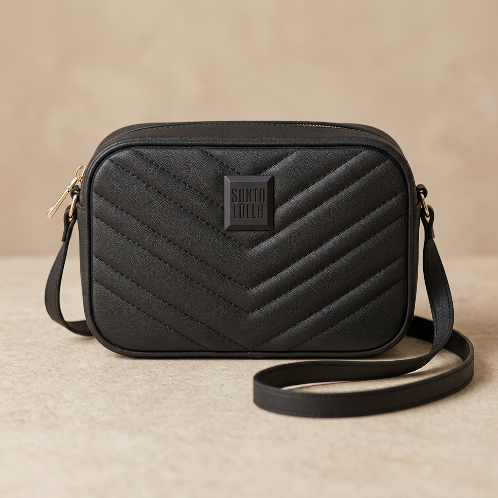 Bolsa Feminina Bag Casual Pequena Emborrachada Alça Transversal Ajustável Compacta Crossbody Ziper Moderna