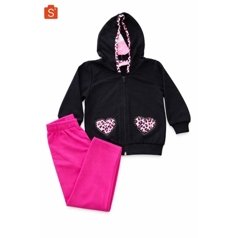 Conjunto Infantil Feminino Inverno – Tamanho 2 anos.