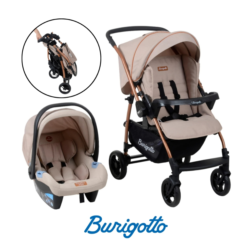 Carrinho Bebê Conforto Rio 22 Carrinho Infantil Burigotto Reversivel Vira Mala Suporta Até 22kg em Oferta na Shopee