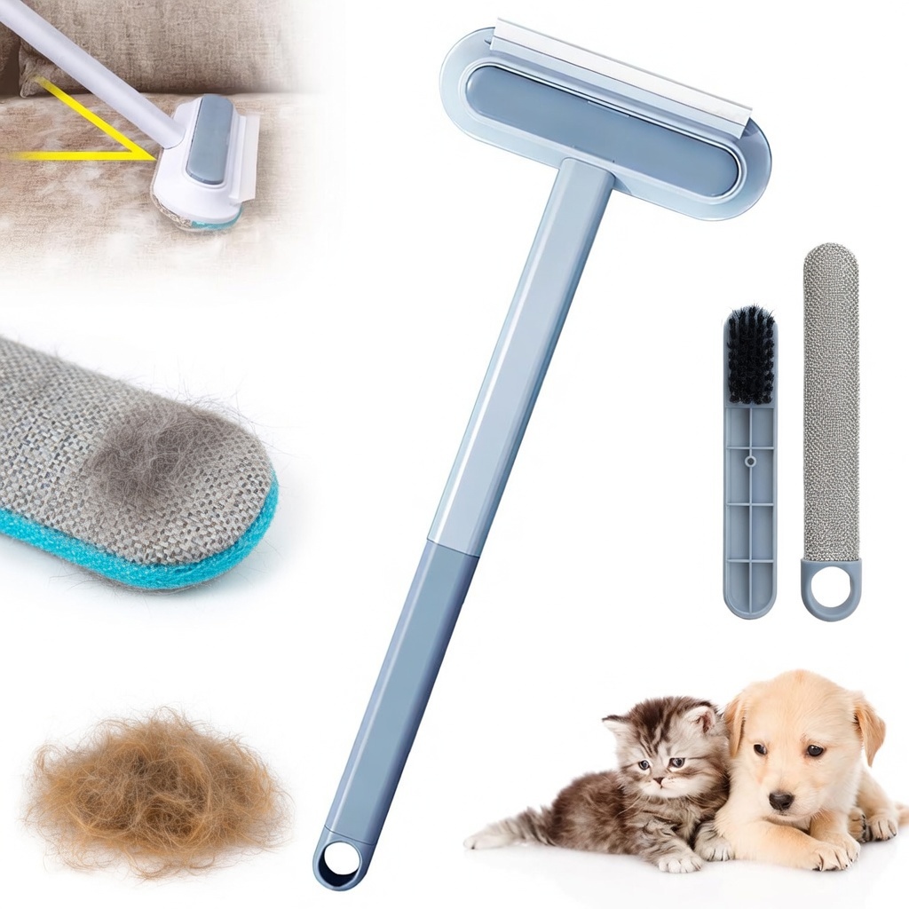 Escova Removedor de Pelos Cachorro Gatos Multifuncional Roupas Remoção De Pó DT9461