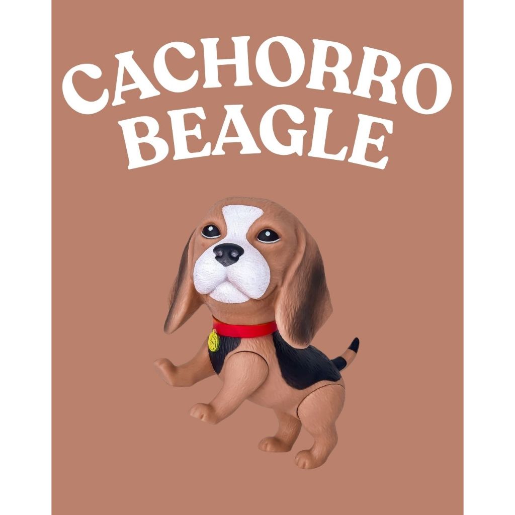 Brinquedo Cachorrinho Beagle Bill Super Realista Em Vinil Macio - Puff Toys