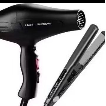 kit de secador supreme profissional+ prancha extreme profissional da Lizze 127 v