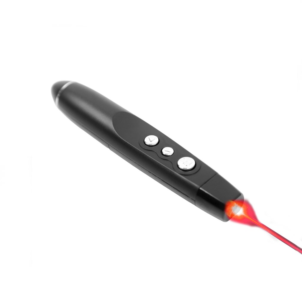 Passador de Slides Wassay com USB e Ponteira Laser para Apresentação