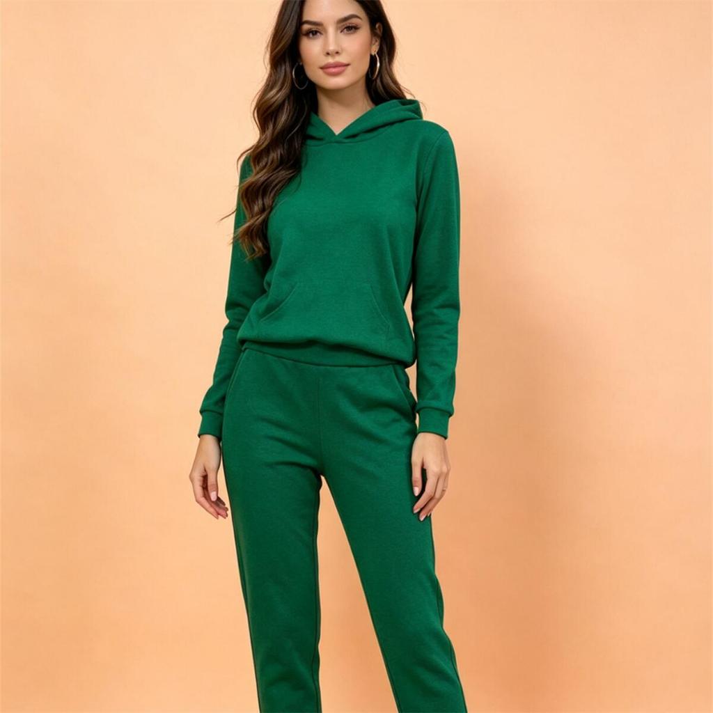 conjunto feminina tecido lanzinha estica calça com bolso