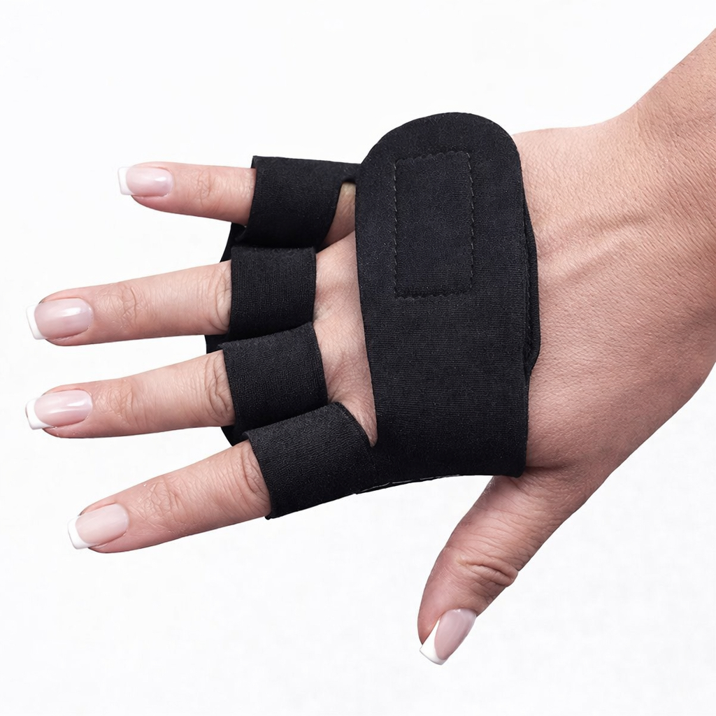 Luva Academia Meia Luva Neoprene Antiderrapante Unissex – Protege Calos e Melhora Pegada nos treinos meia luva