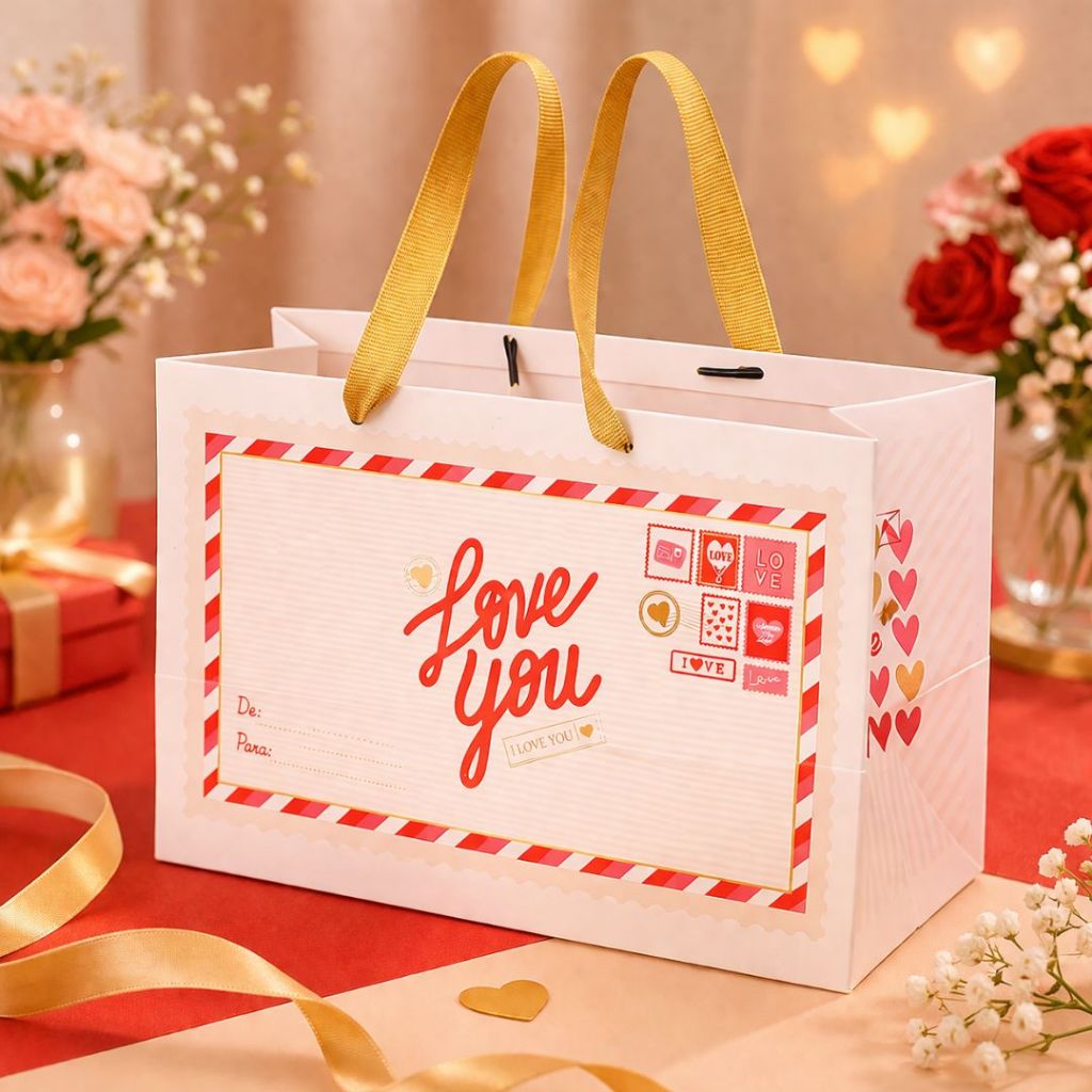 10 SACOLA 26X16,5X13CM LOVE YOU 4919 ( DIA DOS NAMORADOS JANGO 2026) OUTLET · foto 2