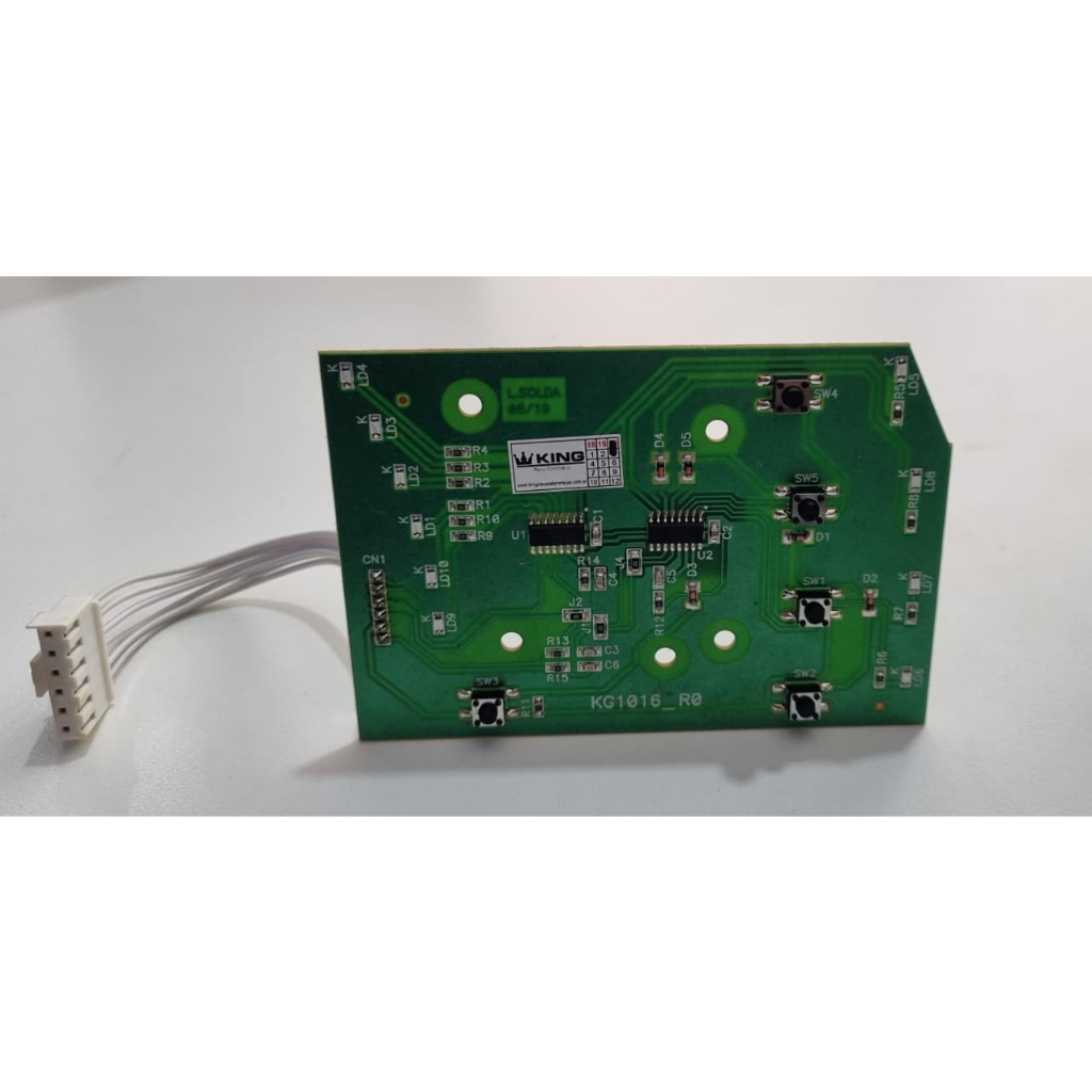 PLACA INTERFACE LAVADORA ELETROLUX LT12F/ LT15F / LTD09 - 6450363 (KING)