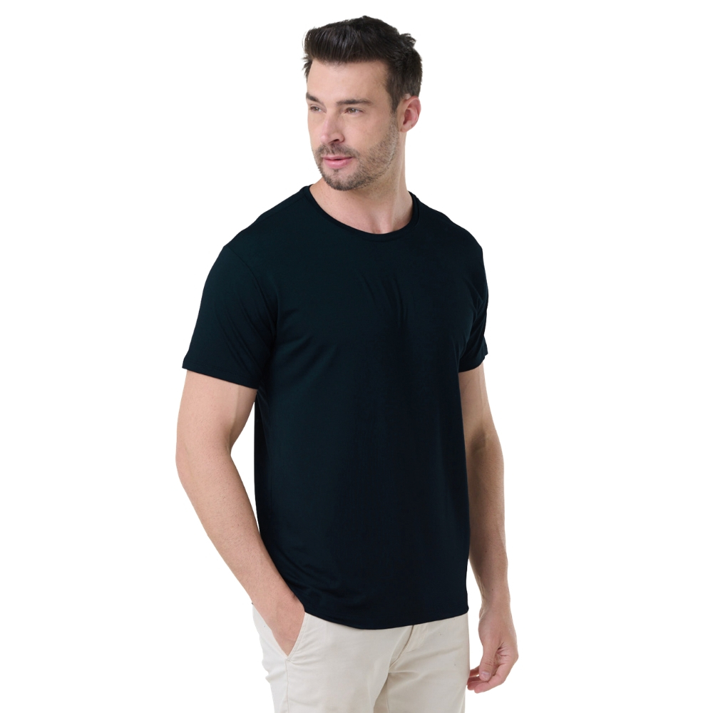 Camiseta Tech Modal Masculina Confortável Antiodor UV50 Loja Mirante