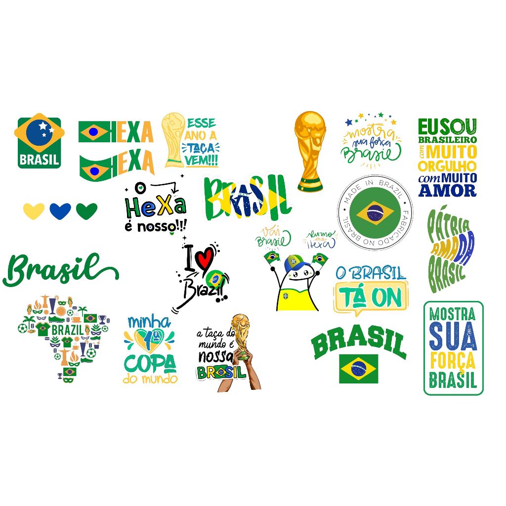 DTF Transfer Termocolante Imagem Têxtil copa do mundo Decalque para Aplicar em Roupas Tecidos Fácil com Ferro Premium
