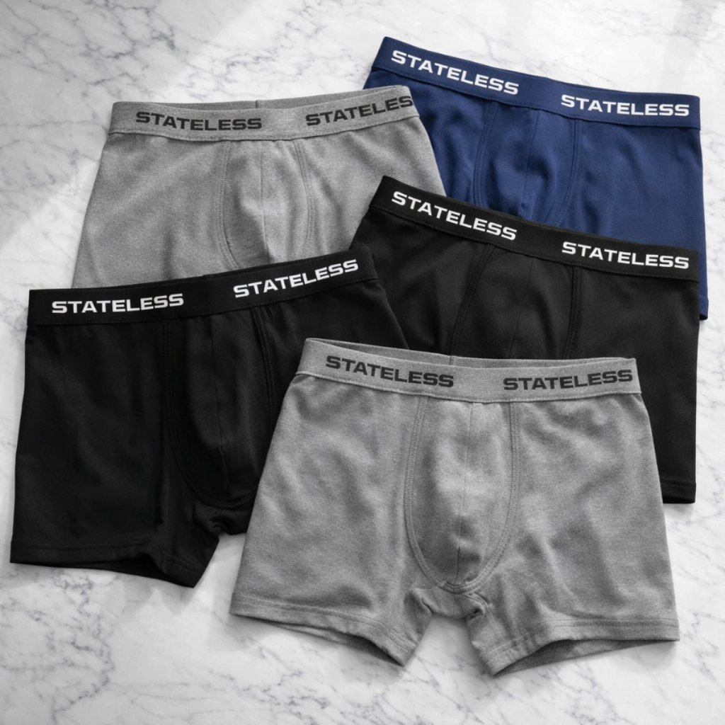 Cueca Boxer Plus Masculina Microfibra Kit 7 / 6 / 5 / 4 ou 3  Elastano Confortável Costura Reforçada Não Enrola