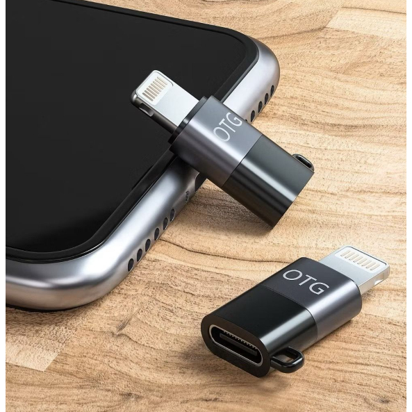 Adaptador Tipo-C para Conector Lightning – Compatível com iPhone, Fone e Microfone de Lapela