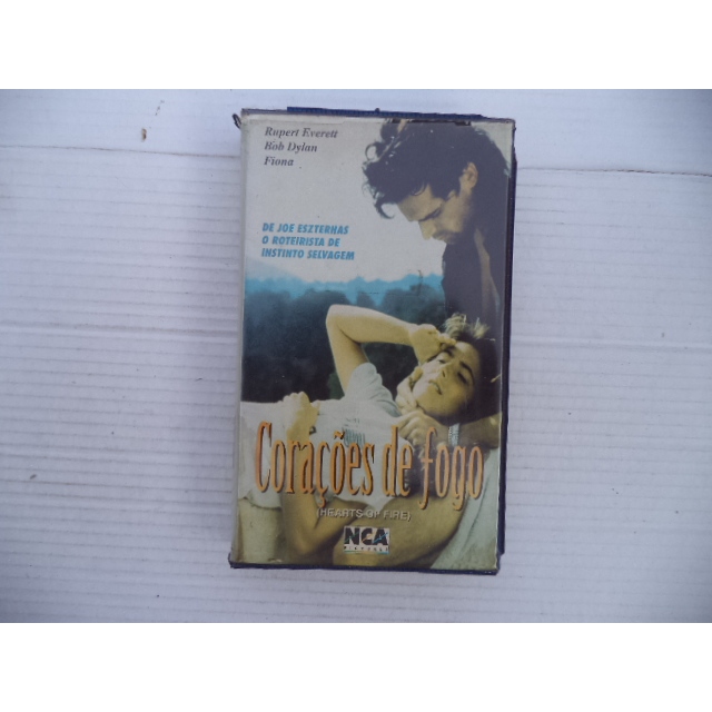 Fita Vhs Corações de Fogo Original Legendado Bob Dylan Fiona aventura