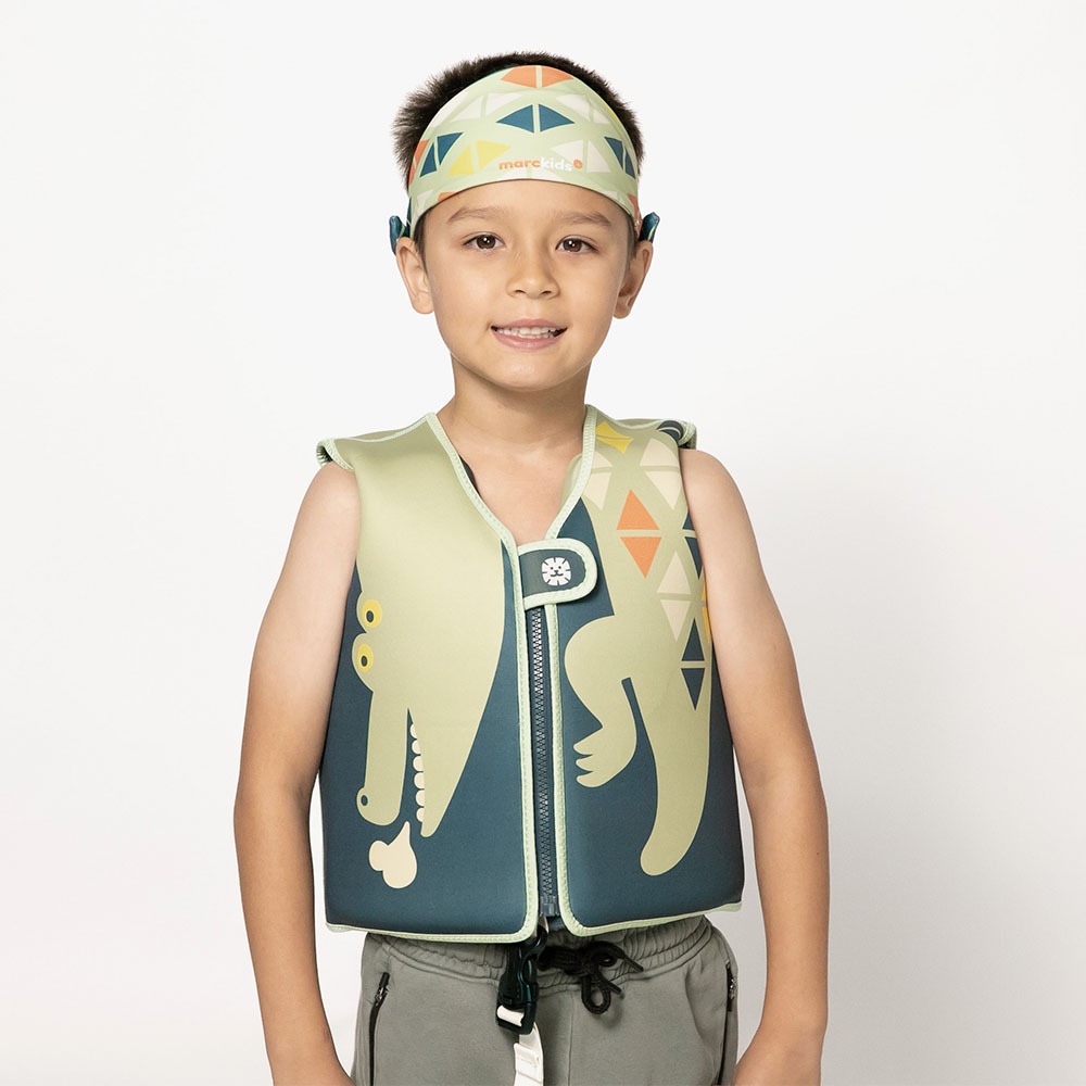 COLETE FLUTUADOR INFANTIL RÉPTEIS DA SELVA (TAMANHO L: 19KG - 30KG) · foto 2