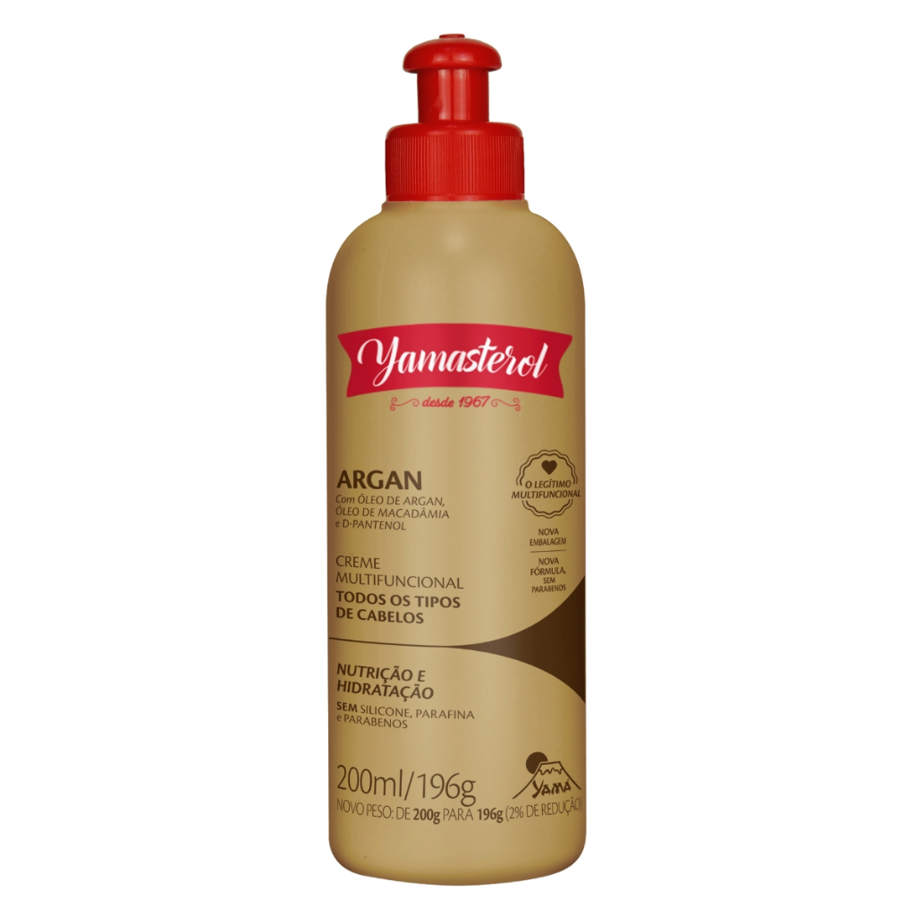Creme Multifuncional Yamasterol Argan 200ml Um Dos Produtos Mais Versáteis Da Perfumaria Brasileira