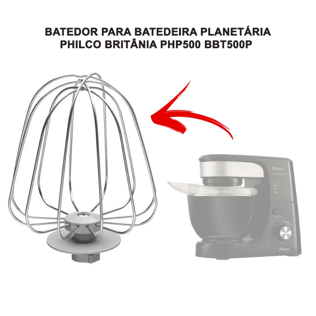 BATEDOR PARA BATEDEIRA PLANETÁRIA PH1LCO BRIT4NIA PHP500 BBT500P