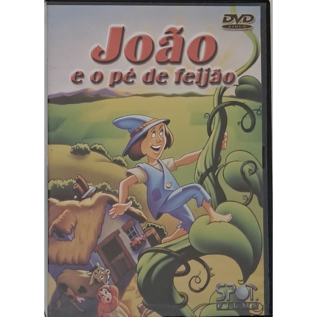 DVD João e o pé de feijão - Vídeo brinquedo
