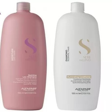 Kit Shampoo Moisture e Condicionador Diamond Alfaparf 1 L