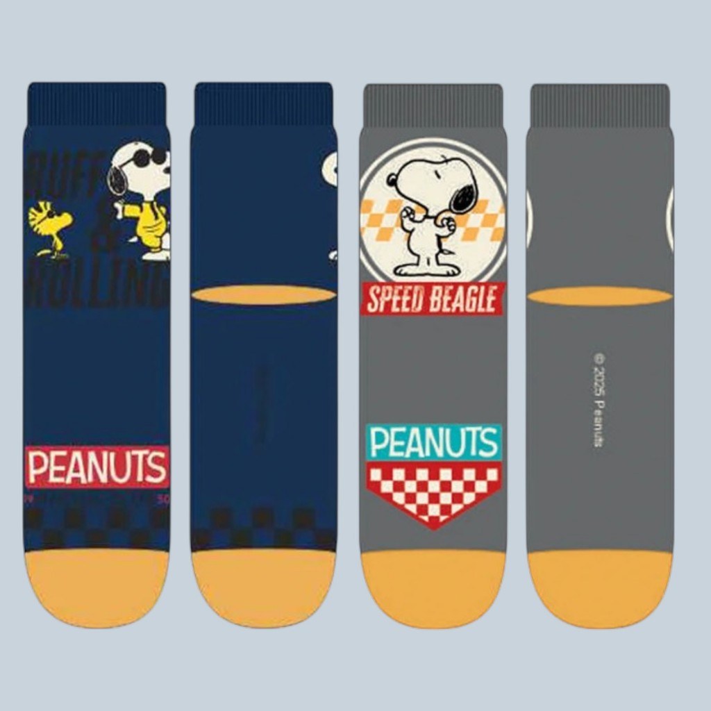 Kit 2 Pares de Meia Soquete Snoopy Infantil Cia da Meia Personagem Criança CIA DA MEIA