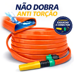 Mangueira de Jardim Anti Torção Anti Dobras 10 a 50 Metros.