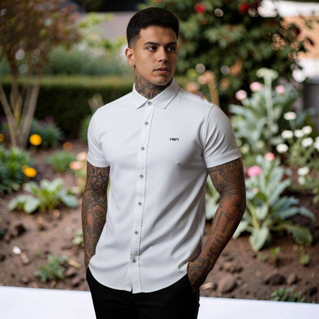 Camisa Masculina Viscose com Elastano - Casual e Confortável com Estilo Social | Jani Modas