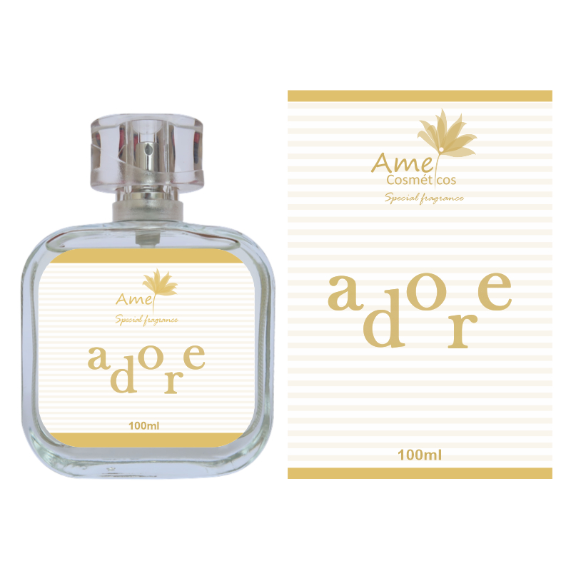 Perfume Feminino Adore Amei Cosmeticos Alta Fixação 33% de Essência Importada
