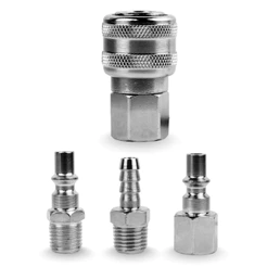Engate Rápido Para Pneumáticos E Compressor Engate 4 Peças