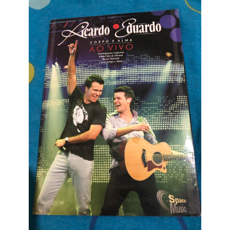 DVD Ricardo & Eduardo Corpo e Alma ao vivo