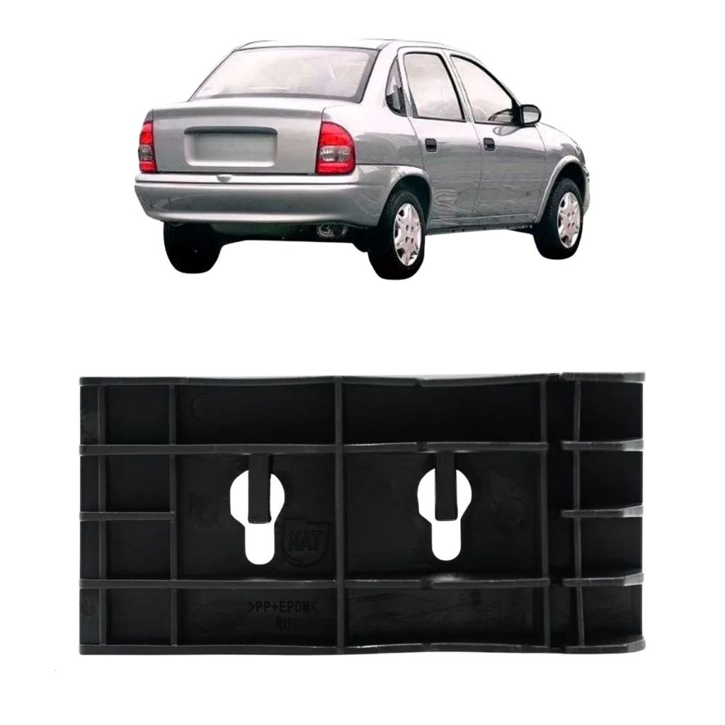 Guia Suporte Para-choque Traseiro Corsa Sedan 1994 1995 a 2002