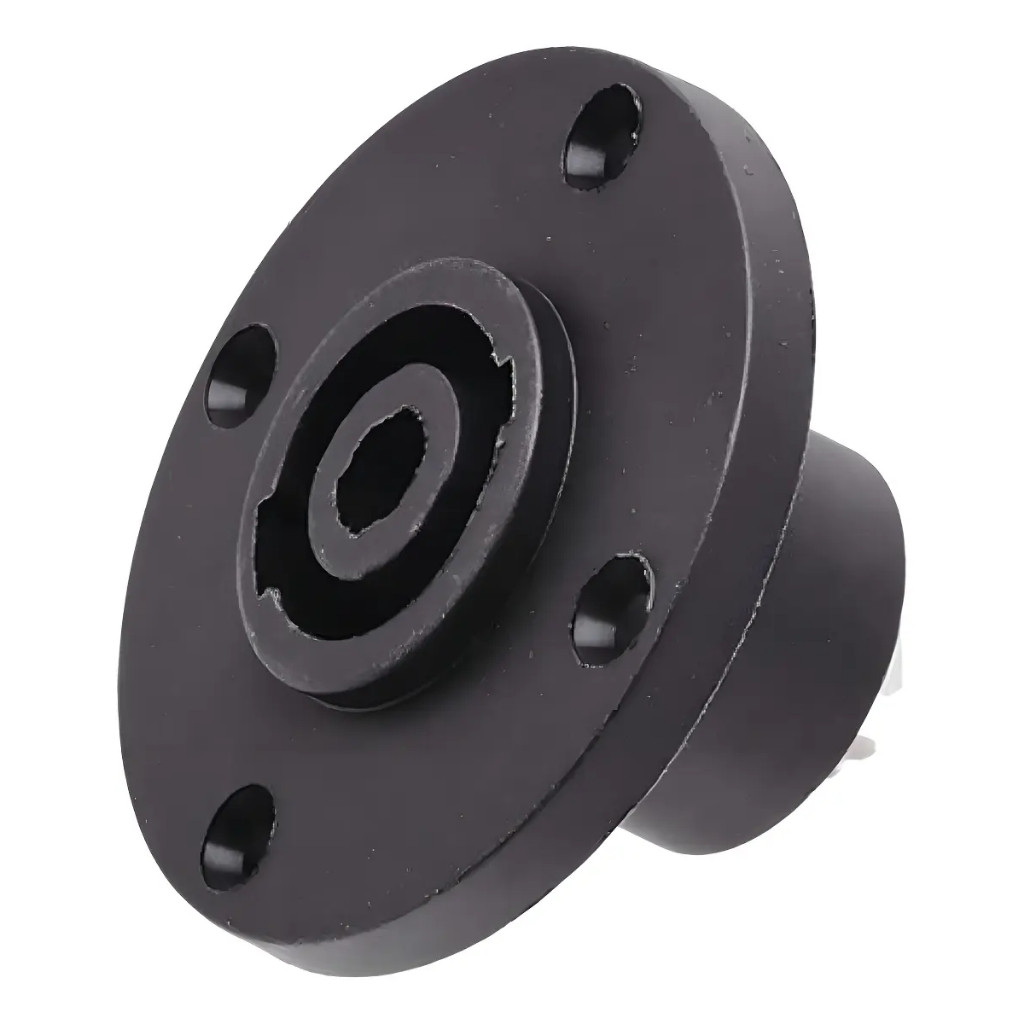 Conector Speakon Redondo P/ Painel 8 Vias Caixa De Som