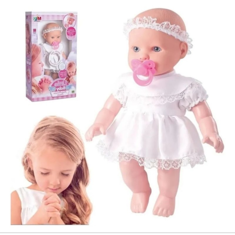 Boneca milk Little Baby 32cm articulada