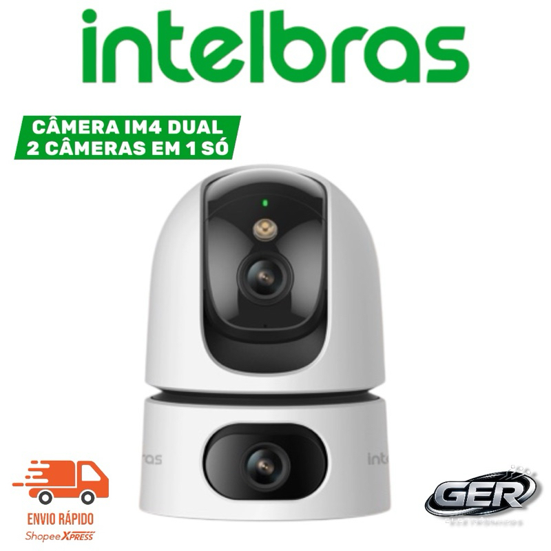 iM4 Dual Câmera interna inteligente Wi-Fi 360° Intelbras
